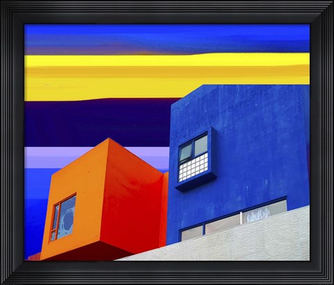 Framed Abstract 1E Print