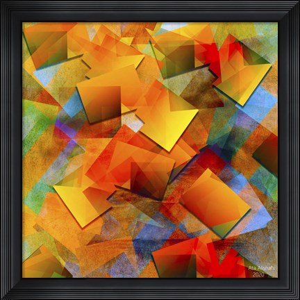 Framed Emotion Explosion 17 Print