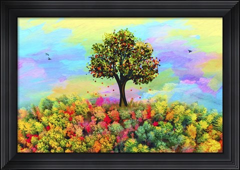 Framed Nature And Colors 1 Print