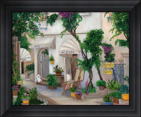 Framed Isle of Capri Print