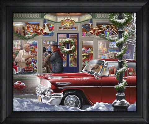 Framed Last Minute Christmas Print