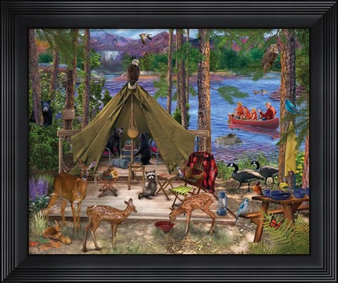 Framed Friends and Family Print