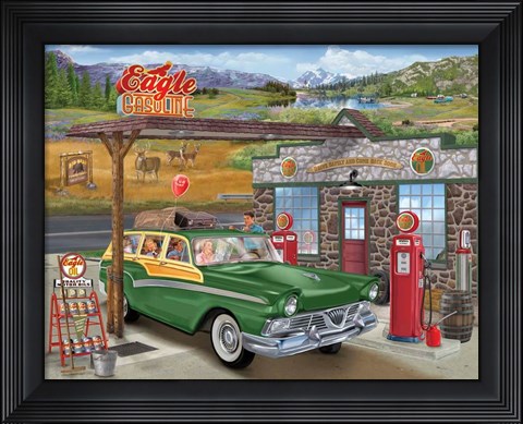 Framed Family Trip Print