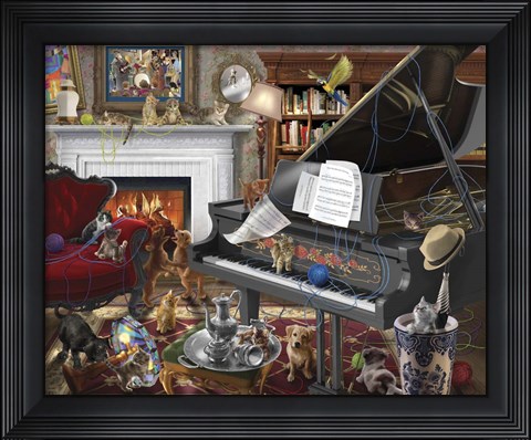 Framed Has Anyone Seen My Yarn Print