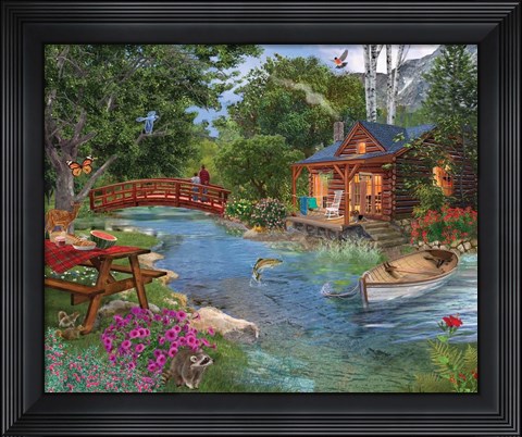 Framed Simple Pleasures Print