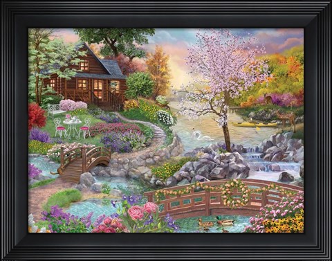 Framed Spring Stream Print