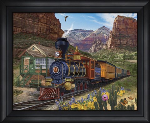 Framed Canyon Express Print