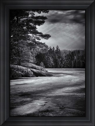 Framed Gullwing Lake No 4 Print