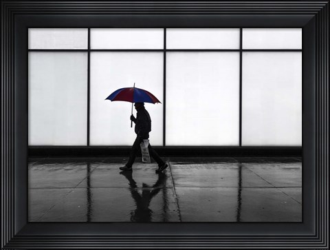 Framed It Was A Rainy Day No 5 Print