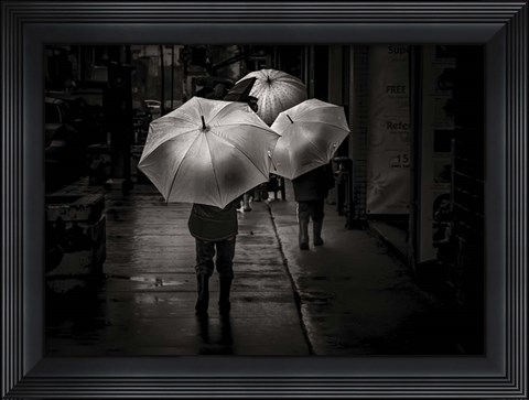 Framed It Was A Rainy Day No 13 Print