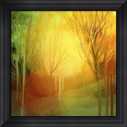 Framed Saturated Summer Orchard Flavors Print