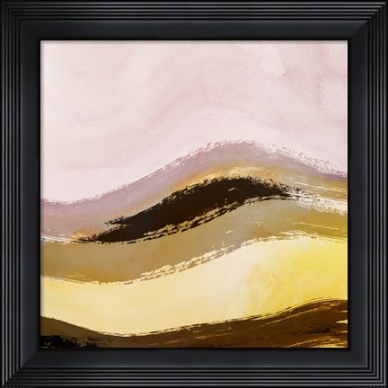 Framed Landscape in Pastel and Black I Print