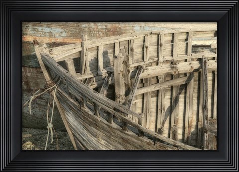Framed Ship Wreck I Print