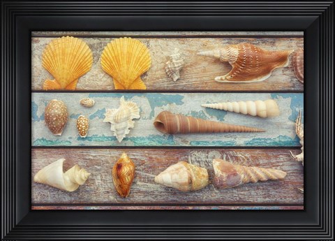 Framed Beach Memories II Print