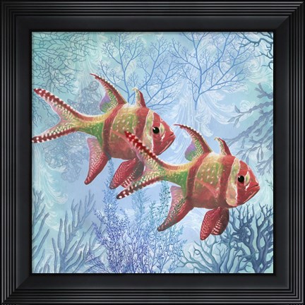 Framed Marine Love Fish Print