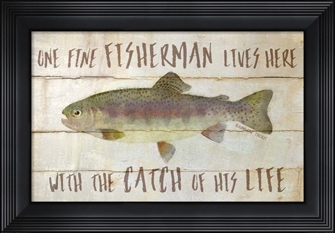 Framed Fisherman Print