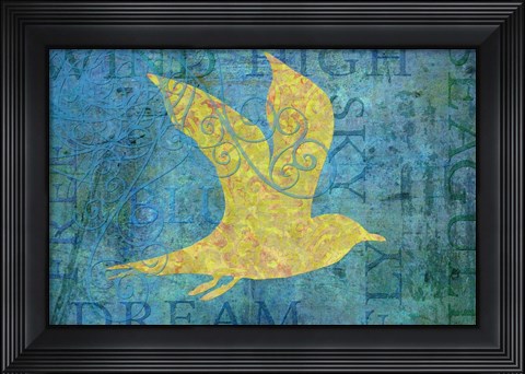 Framed Freedom Bird Print