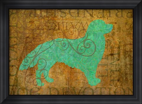 Framed Loyalty Dog Print