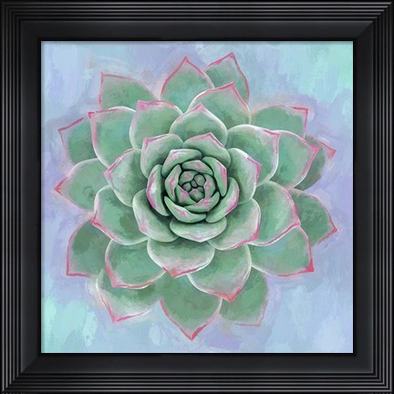 Framed Succulent Painting Print