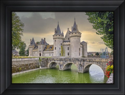 Framed Castle Towers and Bridge Print
