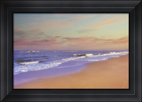 Framed Sunset Beach Print