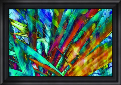 Framed Colorful Foliage 7 Print