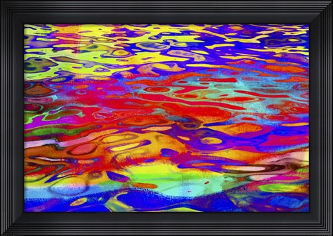 Framed Vivid Waves 25 Print
