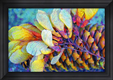 Framed Nature in Rainbow Colors 8 Print