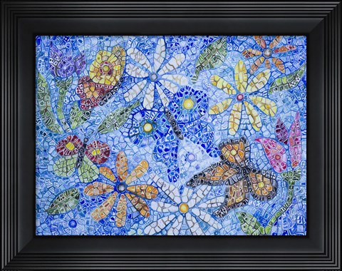 Framed Butterfly Flight Print