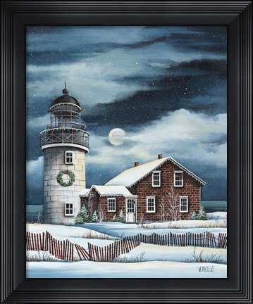Framed Holiday Light Print