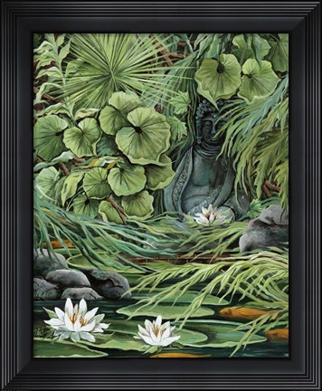 Framed Little Koi Pond Print