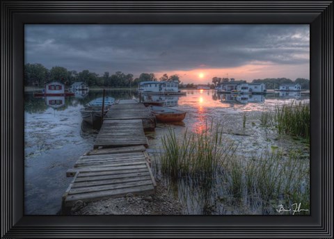 Framed August Sundown Print