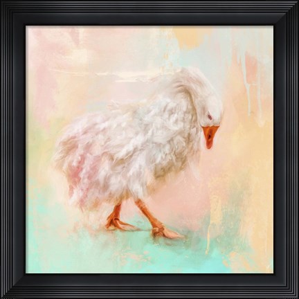 Framed Curly Girl Print