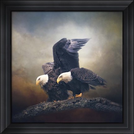 Framed I Will Shelter You Print