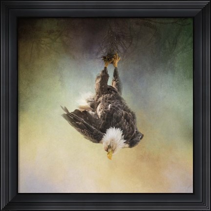 Framed Upside Down World Print