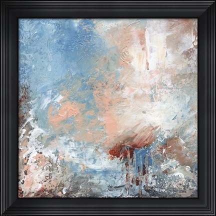 Framed Dancing With BluebirdsR Print