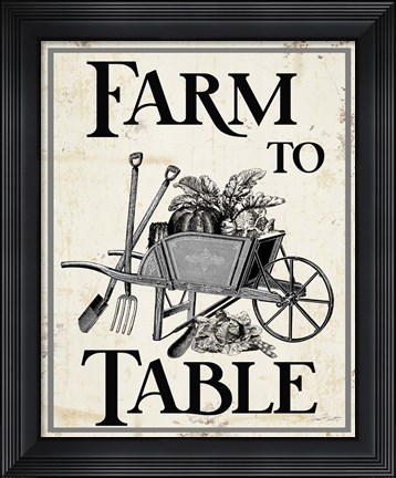 Framed Farm Signs G Print