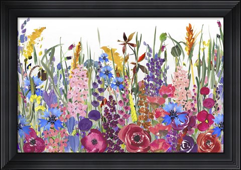Framed Beautiful Country Meadow Print