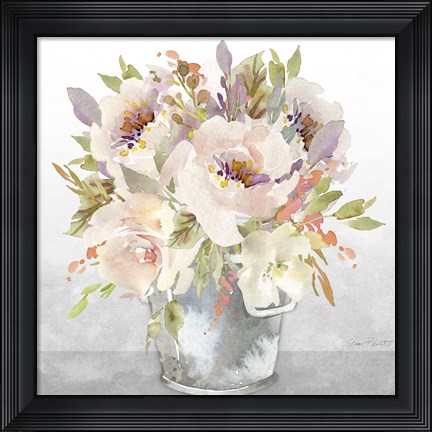 Framed Beautiful Floral Bouquet A Print