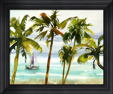 Framed Enchanted Beach Print