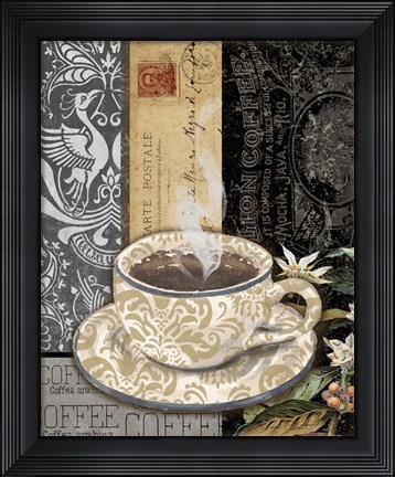 Framed Lion Coffee C Print