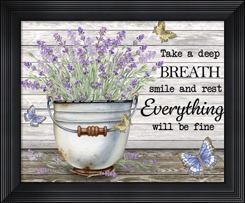 Framed Bouquets of Inspiration A Print