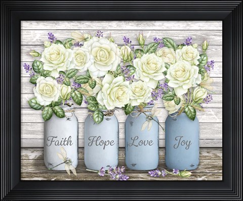 Framed Bouquets of Inspiration D Print