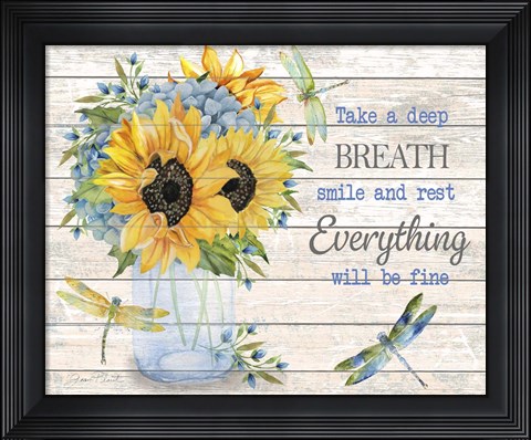 Framed Bouquets of Inspiration F Print