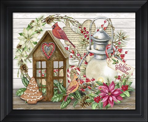 Framed Christmas Love B Print