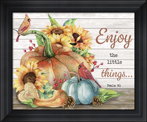 Framed Autumn Love A Print