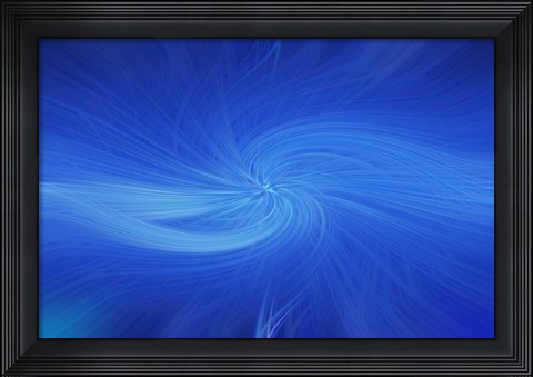 Framed Ocean Blue Print