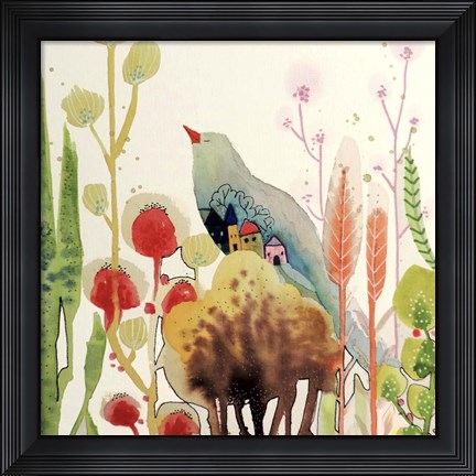 Framed Ma Maison Print