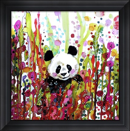 Framed Panda Print