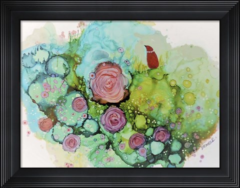 Framed Rever De Montagnes Print